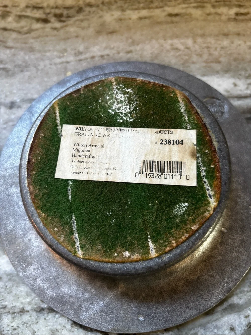 Vintage Wine Bottle Coaster by Wilton Armetale